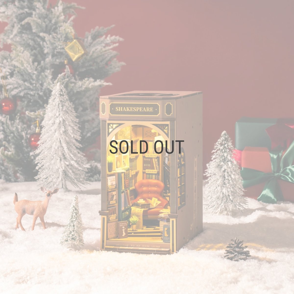 画像8: 【Rolife】パリのコーナー書店　Book Nook　ブックヌーク　ウッドパズル　ミニチュア　ブックエンド 　DIY (8)