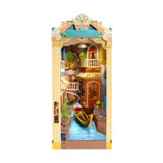 画像7: 【Rolife】ロマンティックなヴェネチア　Romantic Venice  Book Nook　ブックヌーク　ウッドパズル　ミニチュア　ブックエンド  (7)