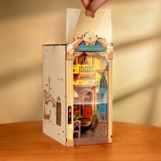 画像6: 【Rolife】ロマンティックなヴェネチア　Romantic Venice  Book Nook　ブックヌーク　ウッドパズル　ミニチュア　ブックエンド  (6)