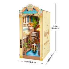 画像5: 【Rolife】ロマンティックなヴェネチア　Romantic Venice  Book Nook　ブックヌーク　ウッドパズル　ミニチュア　ブックエンド  (5)