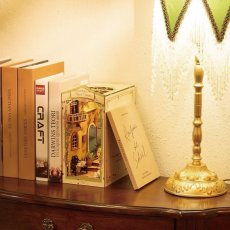 画像8: 【Rolife】出会いの花屋　Floral Coner Book Nook　ブックヌーク　ウッドパズル　ミニチュア　ブックエンド  (8)