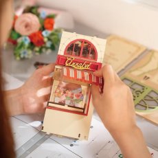 画像6: 【Rolife】出会いの花屋　Floral Coner Book Nook　ブックヌーク　ウッドパズル　ミニチュア　ブックエンド  (6)