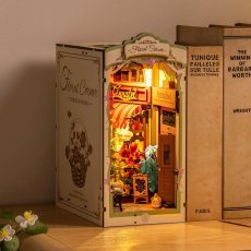 画像15: 【Rolife】出会いの花屋　Floral Coner Book Nook　ブックヌーク　ウッドパズル　ミニチュア　ブックエンド  (15)