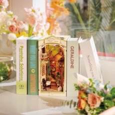 画像10: 【Rolife】出会いの花屋　Floral Coner Book Nook　ブックヌーク　ウッドパズル　ミニチュア　ブックエンド  (10)