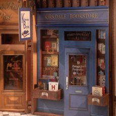 画像10: 【Rolife】洋風なアーケード街　Arcade Dating   Book Nook　ブックヌーク　ウッドパズル　ミニチュア　ブックエンド  (10)