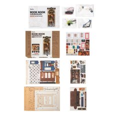 画像6: 【Rolife】洋風なアーケード街　Arcade Dating   Book Nook　ブックヌーク　ウッドパズル　ミニチュア　ブックエンド  (6)