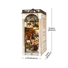 画像7: 【Rolife】洋風なアーケード街　Arcade Dating   Book Nook　ブックヌーク　ウッドパズル　ミニチュア　ブックエンド  (7)