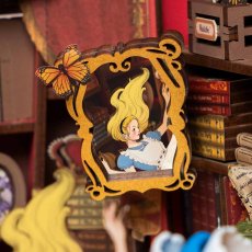 画像8: 【Rolife】Fall into wonder  不思議の世界に　Book Nook　ブックヌーク　英語版説明書　ウッドパズル　ミニチュア　ブックエンド  (8)