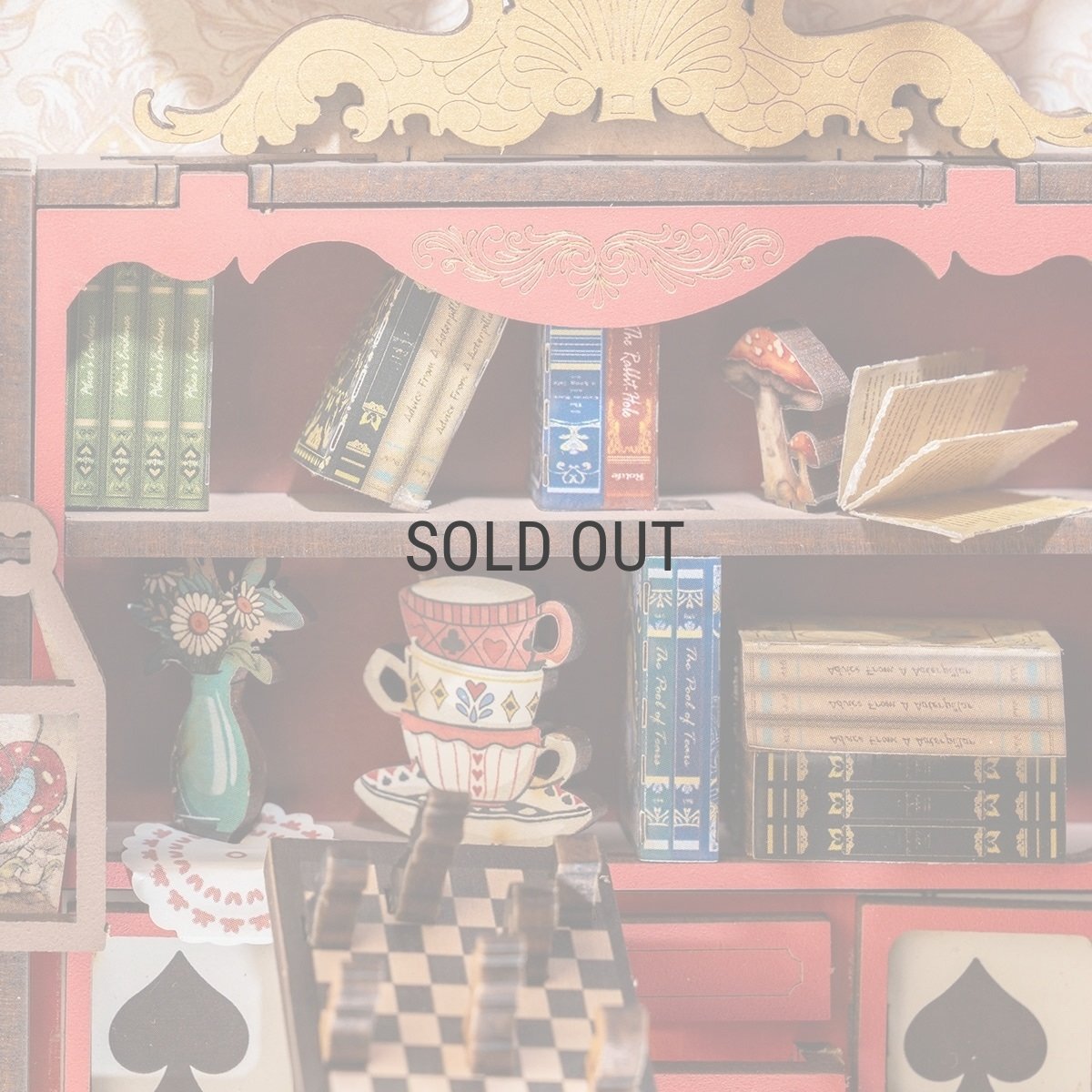 画像11: 【Rolife】Fall into wonder  不思議の世界に　Book Nook　ブックヌーク　英語版説明書　ウッドパズル　ミニチュア　ブックエンド  (11)