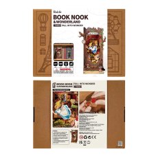 画像13: 【Rolife】Fall into wonder  不思議の世界に　Book Nook　ブックヌーク　英語版説明書　ウッドパズル　ミニチュア　ブックエンド  (13)