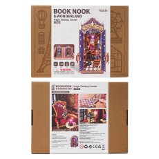 画像8: 【Rolife】Magic Fantasy Corner  マジックファンタジーコーナー Book Nook　ブックヌーク　英語版説明書　ウッドパズル　ミニチュア　ブックエンド DIY (8)