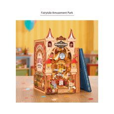 画像3: 【Rolife】 Fairytale Amusement Parkフェアリーテイル遊園地　Book Nook　ブックヌーク　英語版説明書 ウッドパズル　ミニチュア　ブックエンド DIY (3)