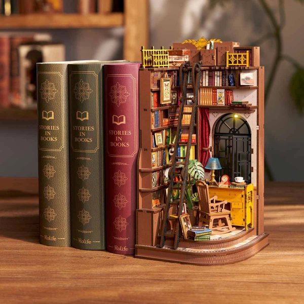 Rolife】 コーナースタディ Silent Corner Study Book Nook ブック