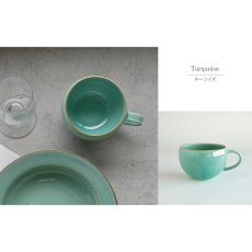 画像4: 【SAKUZAN】-藍-　マグカップ　スープカップ　ターコイズ　ネイビー　作山窯　日本製　美濃焼　釉薬 (4)