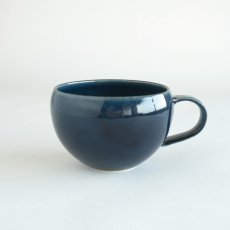 画像8: 【SAKUZAN】-藍-　マグカップ　スープカップ　ターコイズ　ネイビー　作山窯　日本製　美濃焼　釉薬 (8)