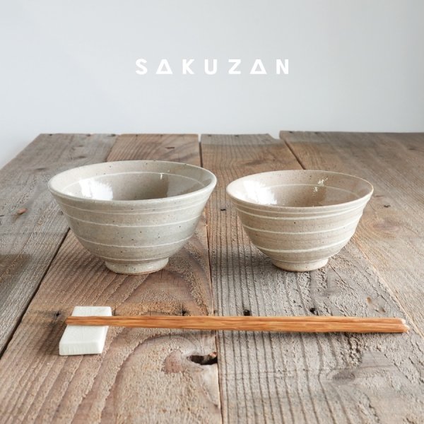 作山窯-SAKUZAN-】趣 夫婦茶碗 イッチン 作山窯 陶器 日本製