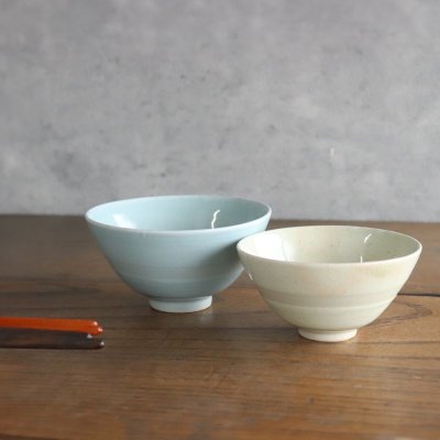 画像1: 【Gift】めし碗　茶碗　４個セット　作山窯　日本製　美濃焼　ギフトセット