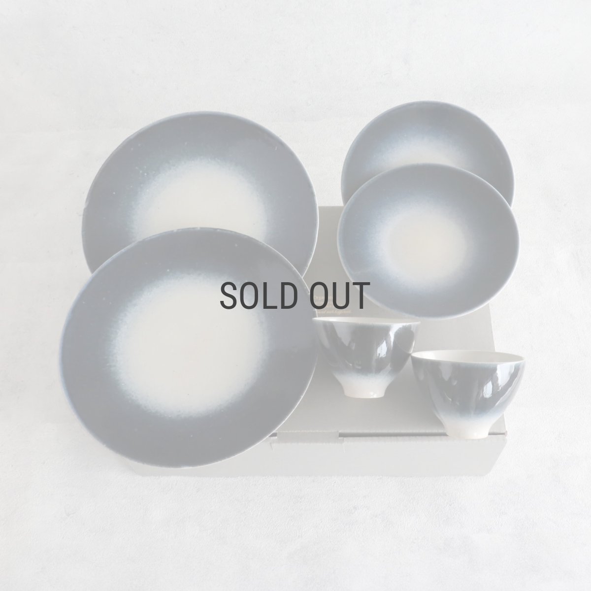 画像1: 【 Gift 】作山窯　SAKUZAN 　凛　6点セット　日本製　皿　飯碗　食器セット (1)