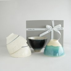 画像3: 【Gift】めし碗　茶碗　４個セット　作山窯　日本製　美濃焼　ギフトセット (3)