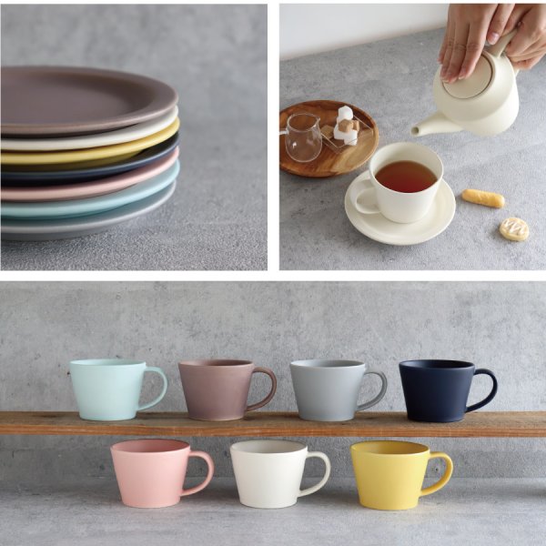 作山窯-SAKUZAN-】SAKUZAN DAYS Sara カップ&ソーサー Cup&Saucer
