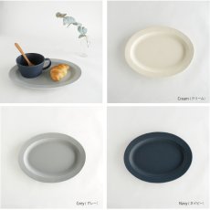 画像4: 【作山窯-SAKUZAN-】SAKUZAN DAYS Sara オーバル L 29cm/Oval  L/お皿/ディナープレート/大皿/サラ/カフェ/磁器/日本製/陶器 (4)