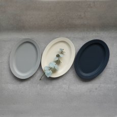 画像10: 【作山窯-SAKUZAN-】SAKUZAN DAYS Sara オーバル L 29cm/Oval  L/お皿/ディナープレート/大皿/サラ/カフェ/磁器/日本製/陶器 (10)