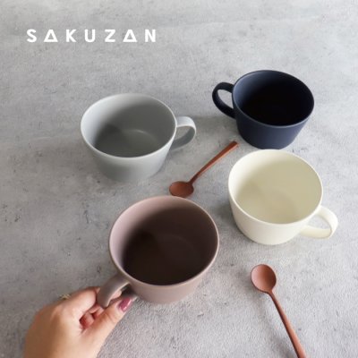 画像1: 【作山窯-SAKUZAN-】SAKUZAN DAYS Sara 10"Plate  φ26cm　ラウンドL 日本製　美濃焼　（ホワイト・グレー・ネイビー）