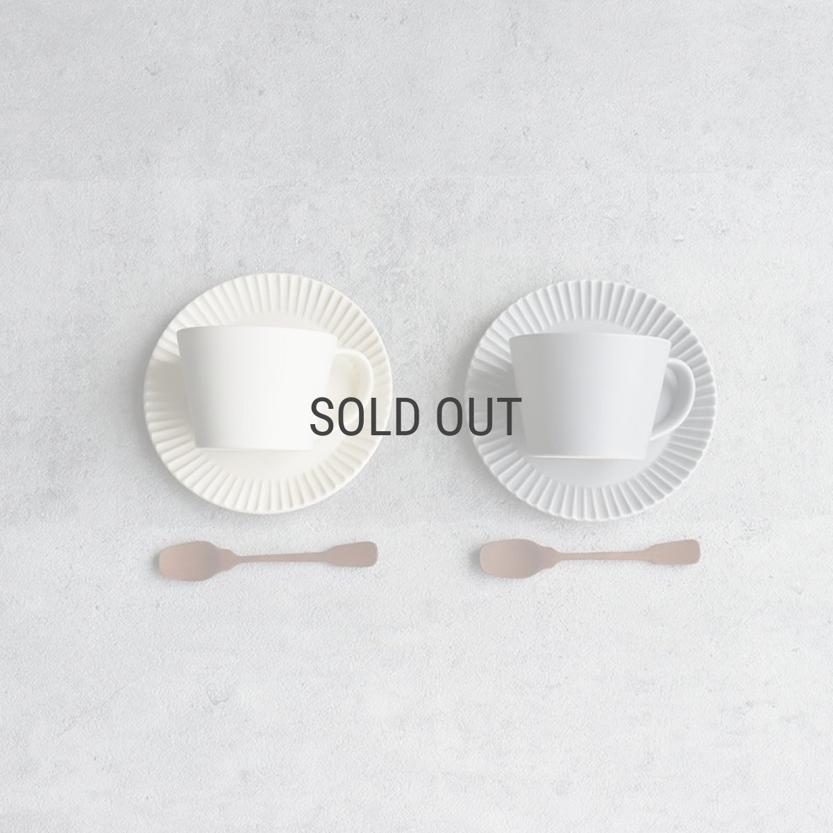 画像4: 【GIFT COLLECTION】B　SAKUZAN DAYS　Sara　カップ&ソーサー　スプーン　セット　新生活セット　ギフト　クリーム　グレー　Stripe Cup&Saucer　コーヒーカップ/サラ/カフェ/磁器/日本製/陶器　ギフトコレクション (4)