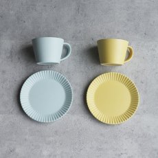 画像3: 【GIFT COLLECTION】C　SAKUZAN DAYS　Sara　カップ&ソーサー ペアセット　イエロー　ターコイズ　新生活　母の日　ギフト　Stripe Cup&Saucer　コーヒーカップ/サラ/カフェ/磁器/日本製/陶器　ギフトコレクション (3)