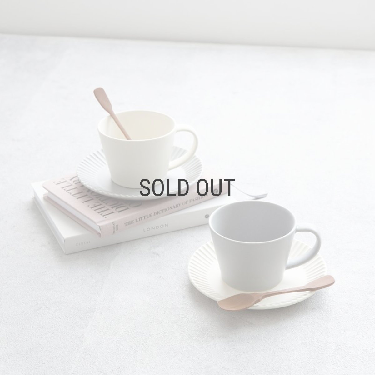 画像6: 【GIFT COLLECTION】B　SAKUZAN DAYS　Sara　カップ&ソーサー　スプーン　セット　新生活セット　ギフト　クリーム　グレー　Stripe Cup&Saucer　コーヒーカップ/サラ/カフェ/磁器/日本製/陶器　ギフトコレクション (6)