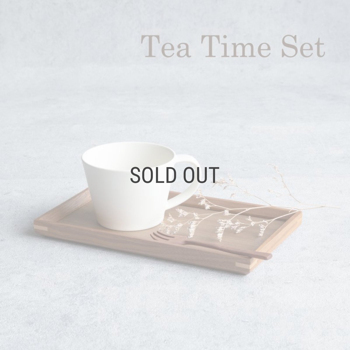 画像1: 【SELECT SET】K　SAKUZAN DAYS　Sara ティータイムセット　マグ　トレー　フォーク Tea Time Set 　新生活　ギフト　朝食　コーヒーカップ　カフェ　磁器　日本製　陶器　作山窯　 (1)