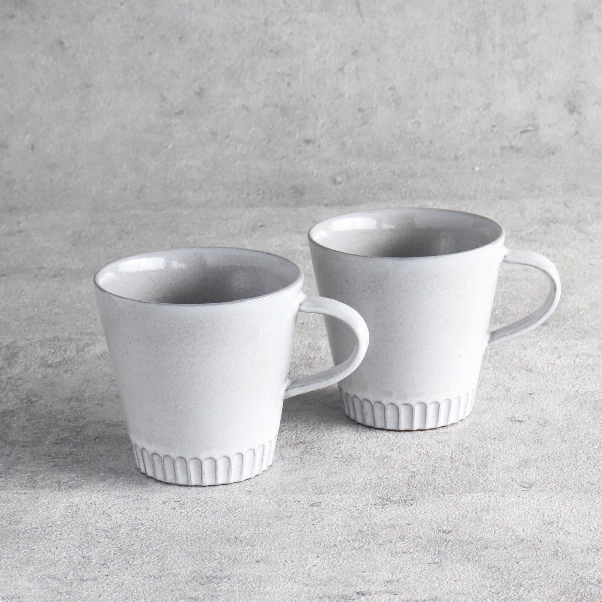 画像12: 【 Gift 】SAKUZAN DAYS  ストライプ　マグカップ　2個セット　DAYS　ホワイト　ブロンズ　Stripe Mug cup 日本製　美濃焼　作山窯 (12)
