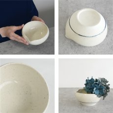 画像6: 【SAKUZAN】-紬- tsumugi　片口碗　碗　中鉢　抹茶ラテボウル　作山窯　日本製　φ13cm (6)