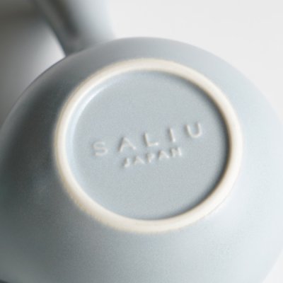 画像3: 【SALIU】結 YUI 急須　330ml　横手　白　灰　浅葱　墨　美濃焼