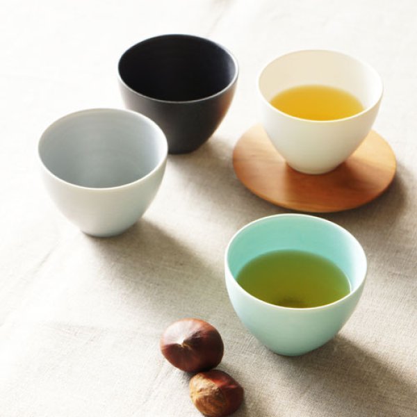 SALIU】結 YUI 湯呑み 灰/グレー/グレイ/コップ/カップ/煎茶/マット/美濃焼/磁器/日本製/深山/miyama - Nature Ave.