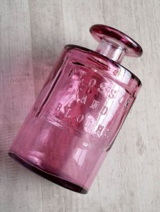 画像18: 【VALENCIA RECYCLE GLASS 】インテリア　ガラスボトル ベース　花瓶　フラワーアレンジント 花器　 BLUE PURPLE AMBER スペイン製 アンティーク風 100％ リサイクルガラス　レトロ (18)