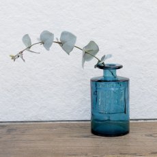 画像9: 【VALENCIA RECYCLE GLASS 】インテリア　ガラスボトル ベース　花瓶　フラワーアレンジント 花器　 BLUE PURPLE AMBER スペイン製 アンティーク風 100％ リサイクルガラス　レトロ (9)