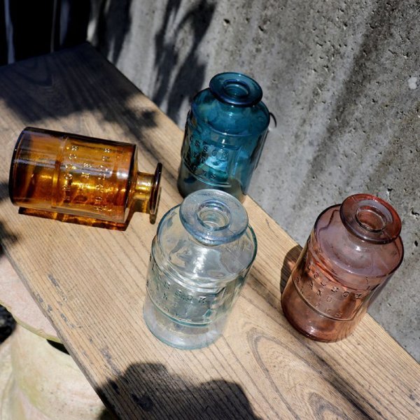 VALENCIA RECYCLE GLASS 】インテリア ガラスボトル ベース 花瓶
