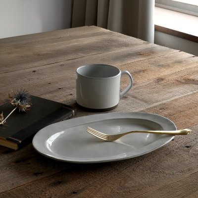 画像3: 【Saveur】サヴール　プレート　27cm 黒土　丸皿　シャビーなお皿　日本製　美濃焼　サブール