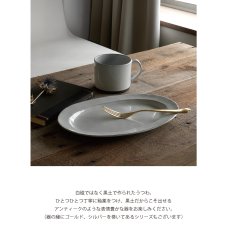 画像3: 【Saveur】サヴール　オーバルプレート　27ｃｍ　Oval PLate 27 楕円　大皿　日本製　サブール (3)