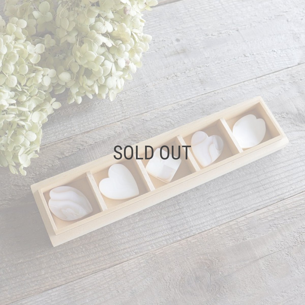 画像8: 【Pearl Collection】箸置き　５個セット　シェル　花びら　ハート　市松　木箱入り (8)