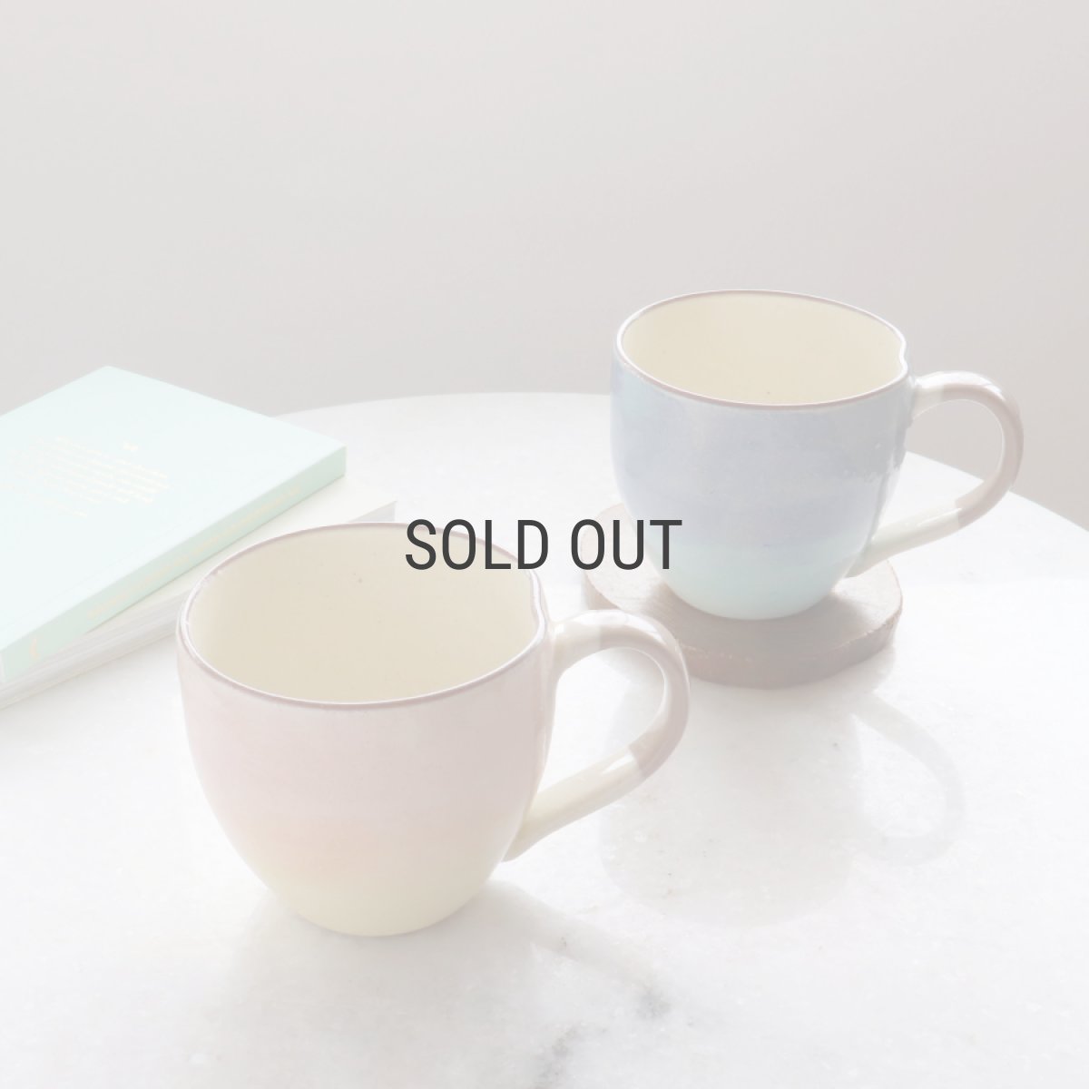 画像1: 【TANZAN】わたあめ　グラデーション　マグカップ　 ピンク　ブルー　日本製　美濃焼　 (1)