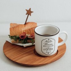 画像7: 【TEAK WOOD】ランチプレート　ラウンド　Ｍ　22ｃｍ　カップホルダー　丸　チーク 木製 天然木  (7)