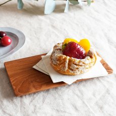 画像7: 【TEAK WOOD】プレート　レクタングル　S　20ｃｍ/カップホルダー無し/四角/丸/トレー/プレート/トレイ/チーク材/木製/ウッド/天然木/インスタ (7)