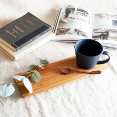 画像1: 【TEAK WOOD】Plate プレート レクタングル Long 30ｃｍ カップホルダー無し  四角 トレー チーク 木製プレート 天然木 おしゃれ (1)