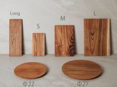 画像1: 【TEAK WOOD】プレート　レクタングル　Long　30ｃｍ/カップホルダー無し 四角 トレー プレート トレイ チーク材 木製  天然木 インスタ