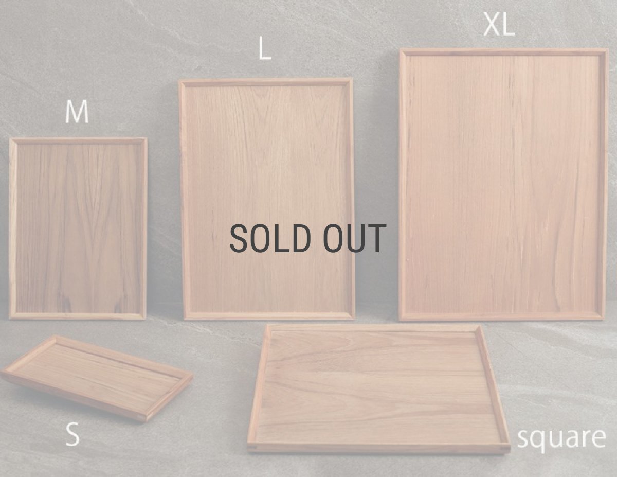 画像2: 【TEAK WOOD】スタックトレー　XL　42ｃｍ　チーク　Stack tray (2)