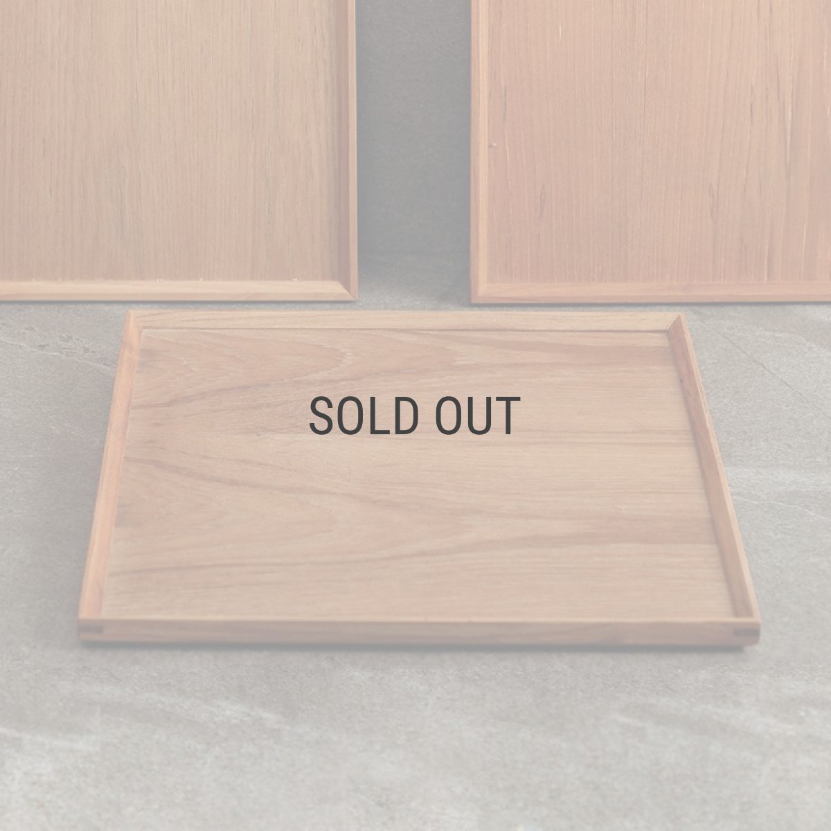 画像1: 【TEAK WOOD】スタックトレー　スクエア　32ｃｍ　チーク　Stack tray (1)