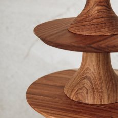 画像9: 【TEAK WOOD】ウッドコンポート　Φ140　wood compote　チーク (9)