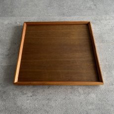 画像1: 【TEAK WOOD】スタックトレー　スクエア　32ｃｍ　ウォールナット　Stack tray (1)